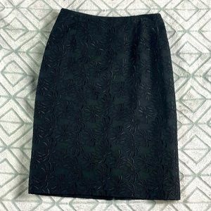 Kay Unger gorgeous 100% cotton lace pencil skirt